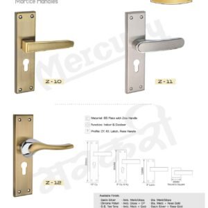 Z-12 Zinc Mortice Handle