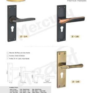 Z-14 Zinc Mortice Handle