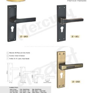 Z-20 Zinc Mortice Handle