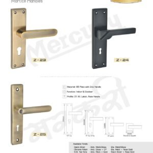 Z-23 Zinc Mortice Handle