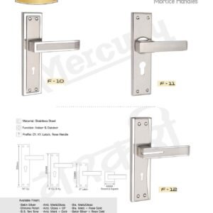 F-12 SS Mortice Handle