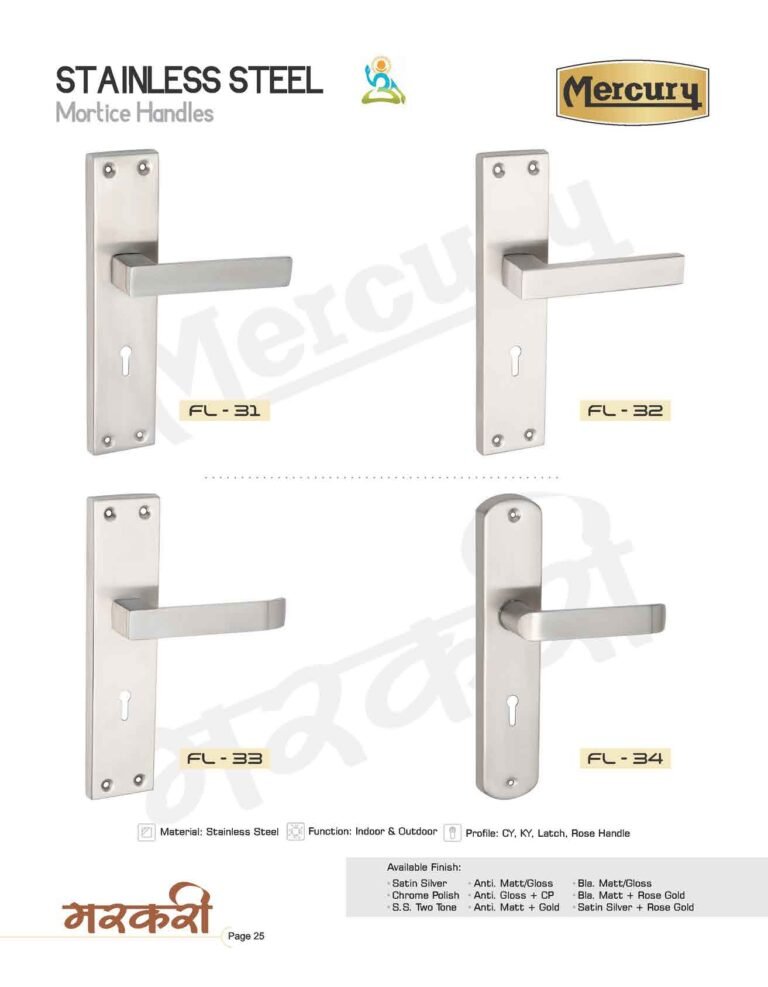 SS Mortice Handles