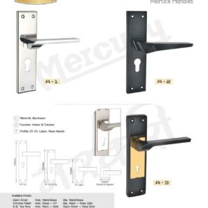 A-3 Aluminium Mortice Handle