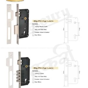 Big Pin Cylinder Lock — 4 Bullet